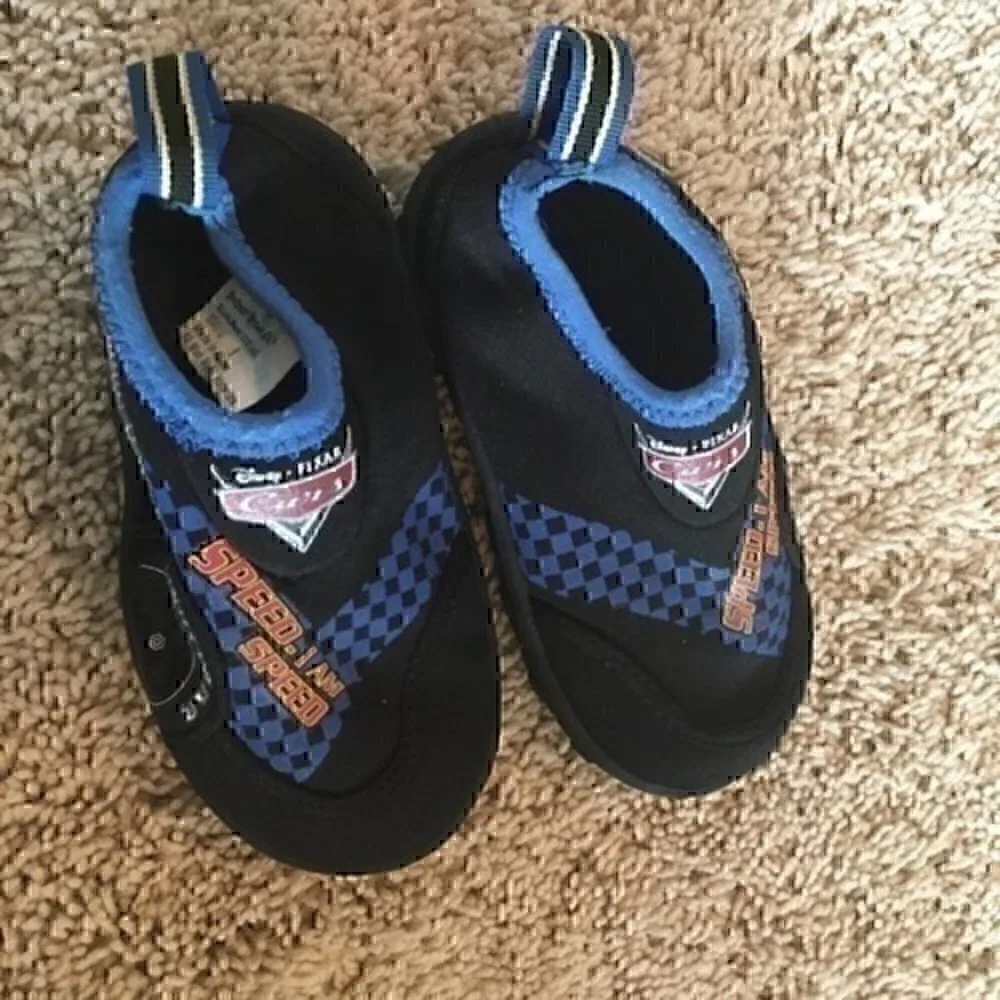 Disney cars size 6 water shoes